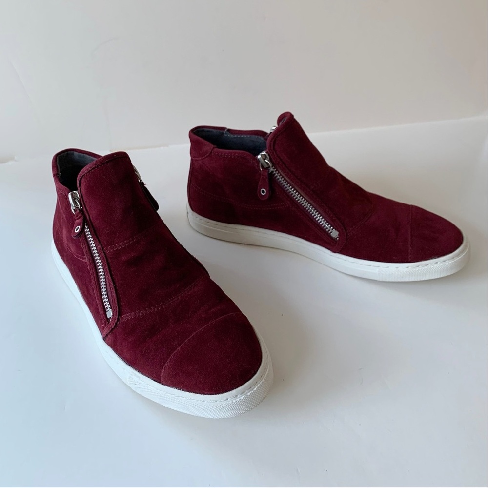Velvet High Top Sneakers EUC!